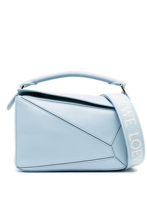LOEWE small Puzzle leather handbag - Blue - zdjęcie produktu nr 1