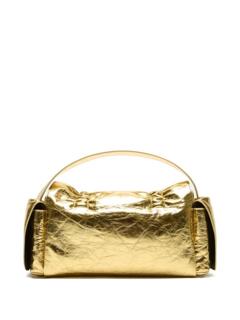 Acne Studios drawstring leather shoulder bag - Gold - zdjęcie produktu nr 2