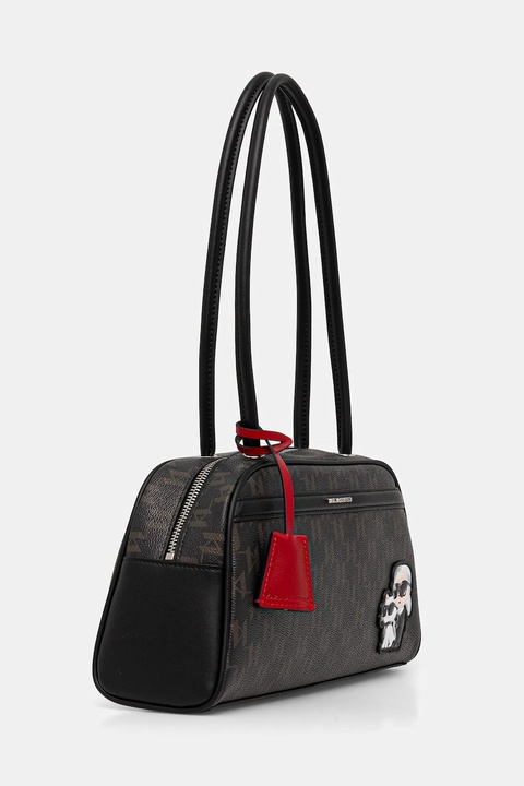 Karl Lagerfeld torebka IKON MONOGRAM kolor brązowy B1W30024 - zdjęcie produktu nr 2