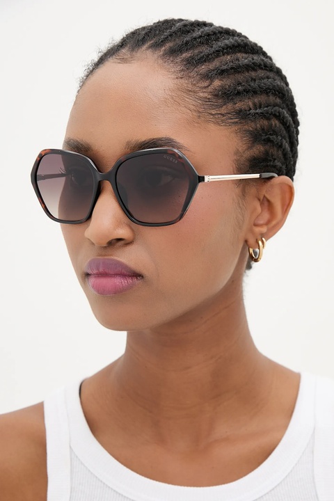 Guess okulary przeciwsłoneczne damskie kolor bordowy GU00134_5552F - zdjęcie produktu nr 1