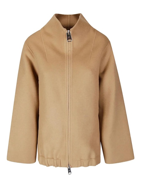 KHAITE zip-front jacket - Brown - zdjęcie produktu nr 1