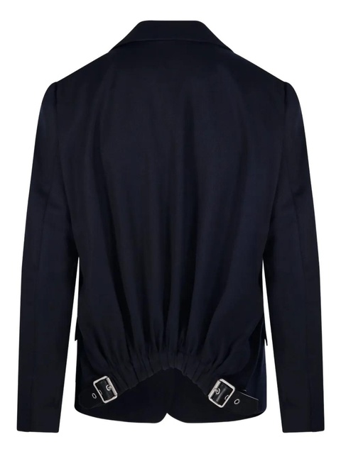 LOEWE buckle-detail tailored jacket - Blue - zdjęcie produktu nr 1