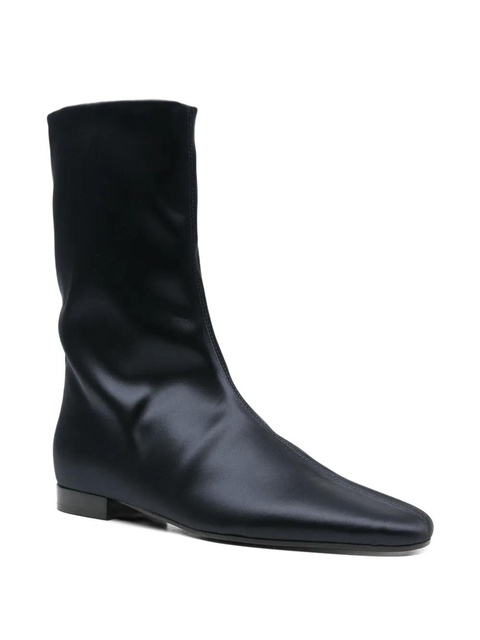 TOTEME satin ankle boots - Blue - zdjęcie produktu nr 2