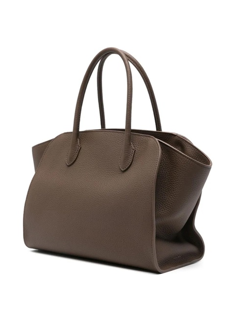 The Row Marlo leather tote bag - Brown - zdjęcie produktu nr 1