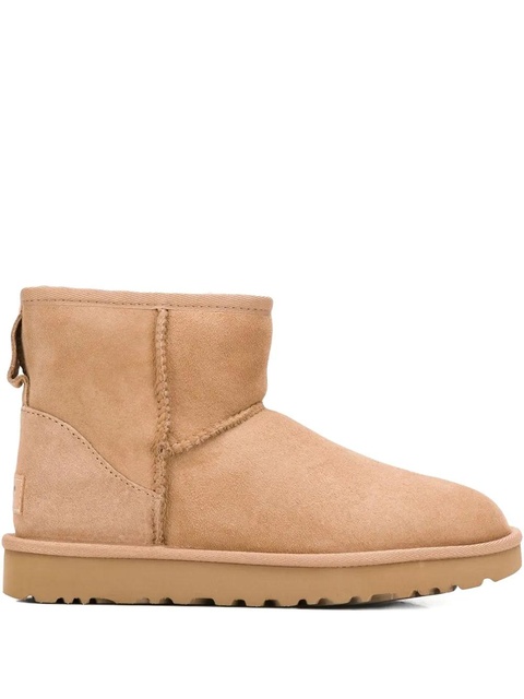 UGG faux-fur ankle boots - Neutrals - zdjęcie produktu nr 1