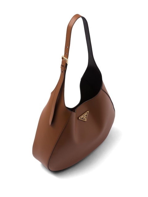 Prada leather shoulder bag - Brown - zdjęcie produktu nr 2