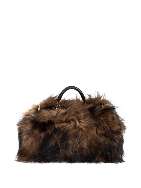 Dolce & Gabbana Furry tote bag - Brown - zdjęcie produktu nr 1