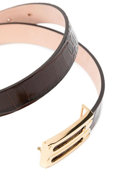 Victoria Beckham Jumbo Frame belt - Brown - zdjęcie produktu nr 2