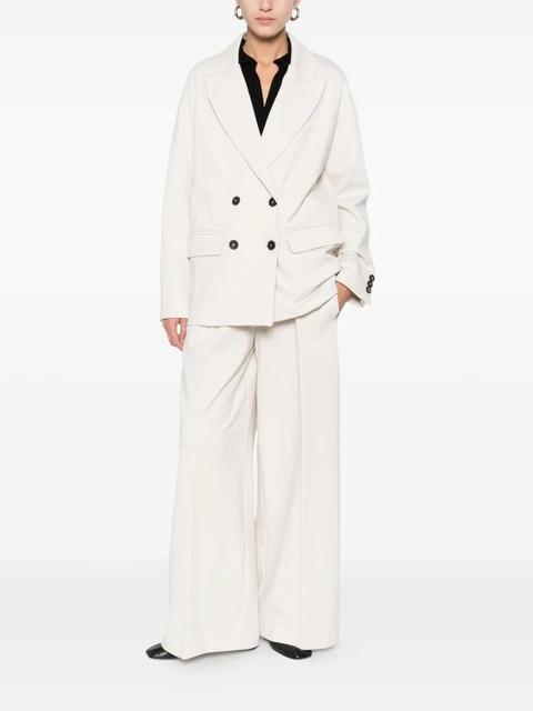 SOLOTRE double-breasted blazer - White - zdjęcie produktu nr 2