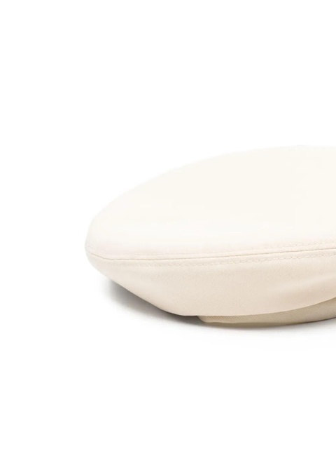 Rowen Rose flat leather beret - Neutrals - zdjęcie produktu nr 2