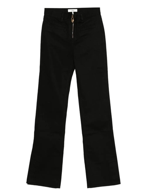 Chloé zip-up straight leg trousers - Black - zdjęcie produktu nr 1