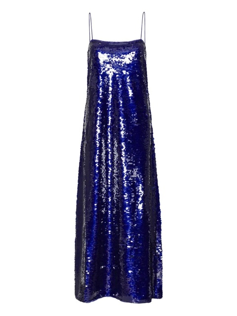 ROTATE BIRGER CHRISTENSEN embellishment maxi dress - Blue - zdjęcie produktu nr 1