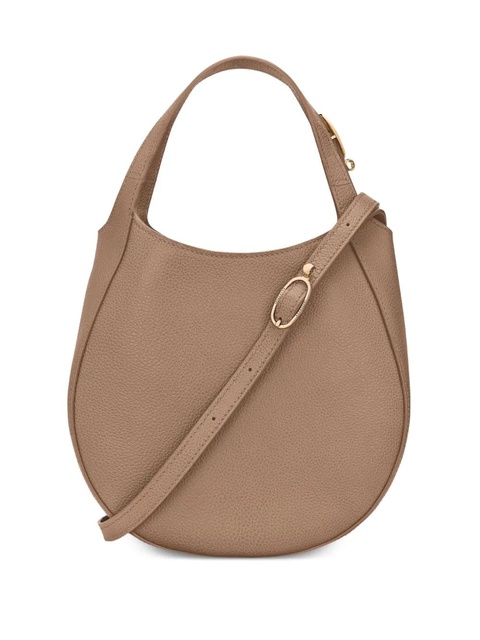 Longchamp small grained-leather handbag - Neutrals - zdjęcie produktu nr 1