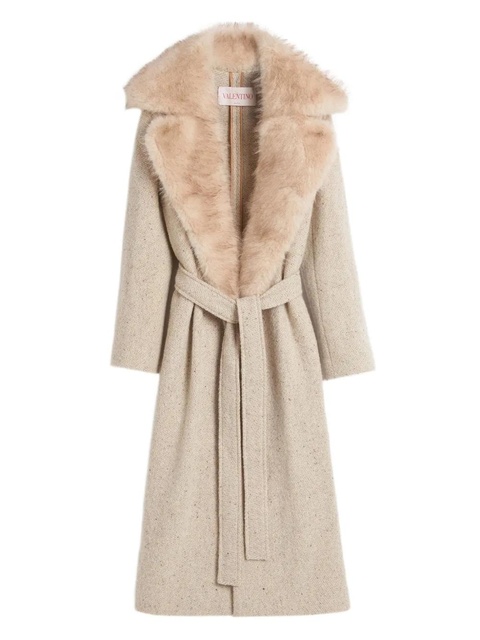 Valentino Garavani virgin-wool coat - Neutrals - zdjęcie produktu nr 2
