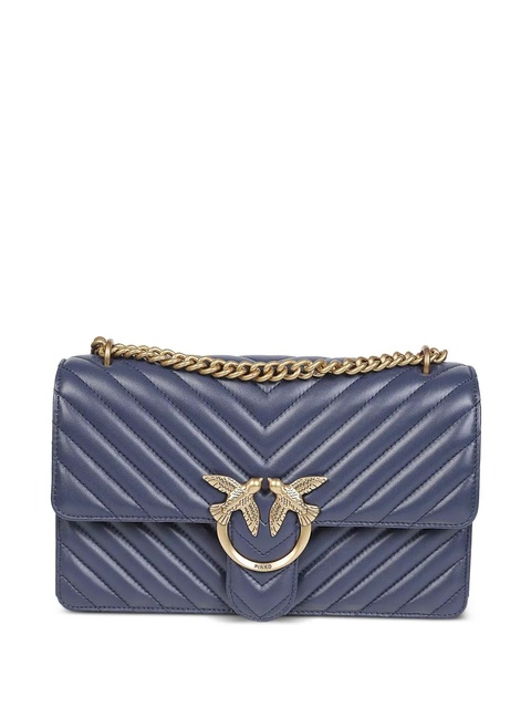 PINKO chevron-pattern chain-strap shoulder bag - Blue - zdjęcie produktu nr 1