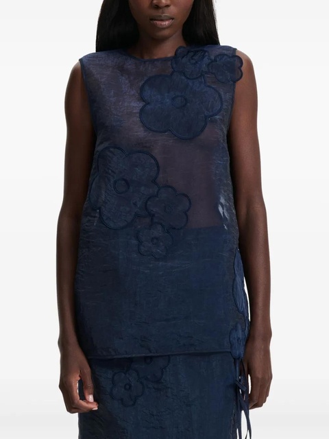 Cecilie Bahnsen Alba blouse - Blue - zdjęcie produktu nr 1