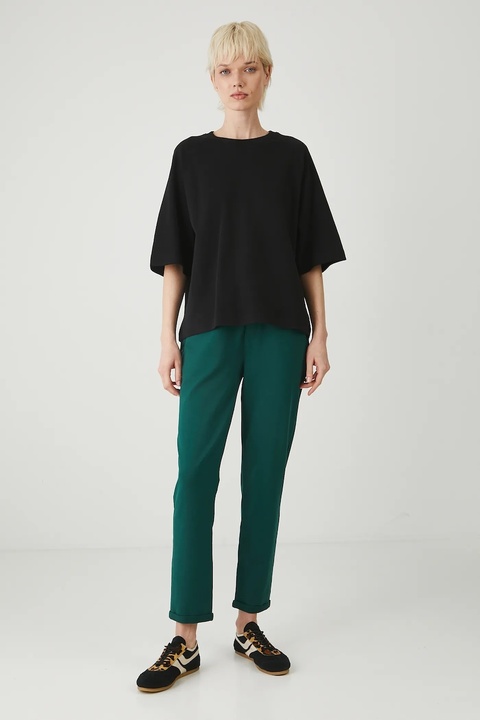 Medicine spodnie damskie kolor zielony - zdjęcie produktu nr 1