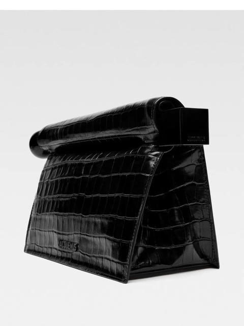 Jacquemus La Pochette Rond Carré clutch bag - Black - zdjęcie produktu nr 2