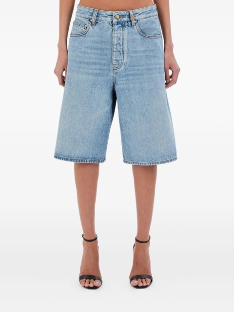 AMIRI knee-length denim shorts - Blue - zdjęcie produktu nr 2