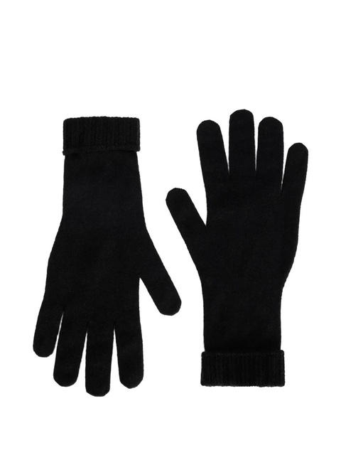 Dolce & Gabbana ribbed-cuff gloves - Black - zdjęcie produktu nr 1