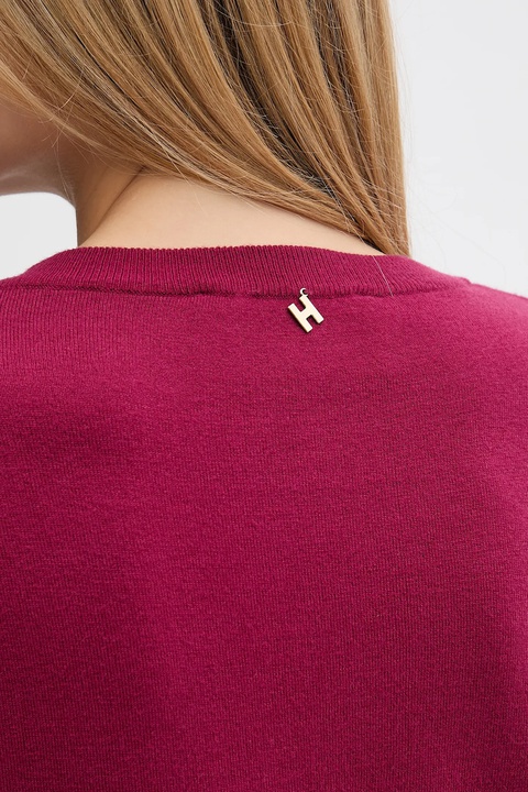 Silvian Heach sweter BENITEZ damski kolor bordowy GPA25553MA - zdjęcie produktu nr 2