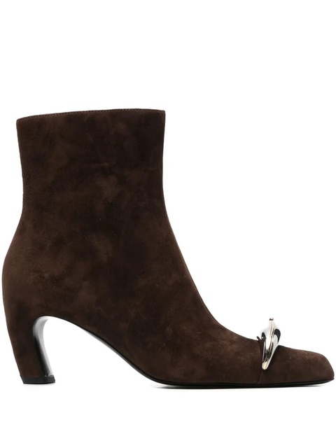 Tory Burch 65mm suede ankle boots - Brown - zdjęcie produktu nr 1