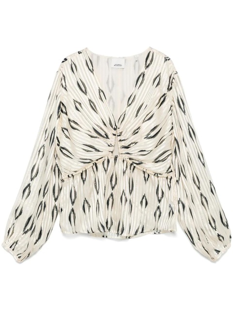 ISABEL MARANT Stellar blouse - Neutrals - zdjęcie produktu nr 1
