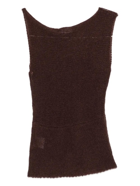 Aya Muse asymmetric top - Brown - zdjęcie produktu nr 2