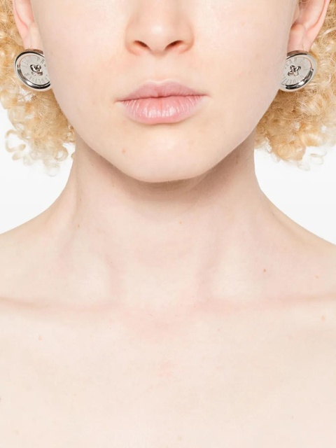 Jean Paul Gaultier button earrings - Silver - zdjęcie produktu nr 2