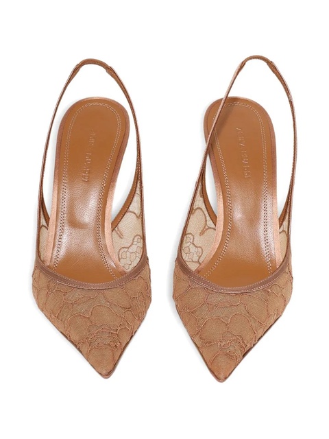 Amina Muaddi 105mm Anok pumps - Neutrals - zdjęcie produktu nr 2