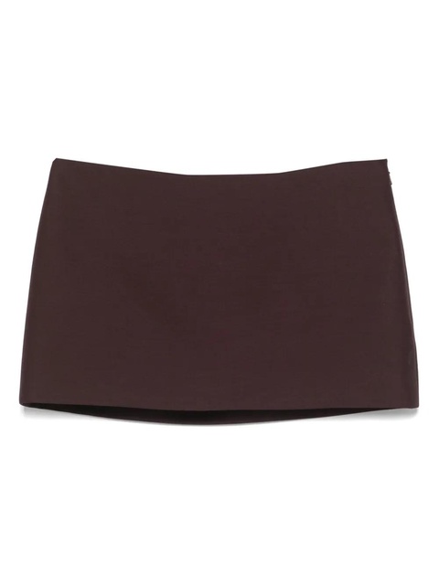 KHAITE Jett mini skirt - Purple - zdjęcie produktu nr 1