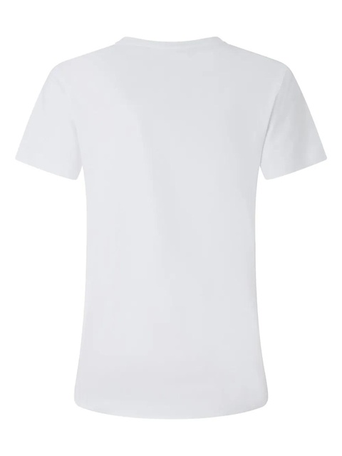 PINKO logo-embroidered T-shirt - White - zdjęcie produktu nr 2