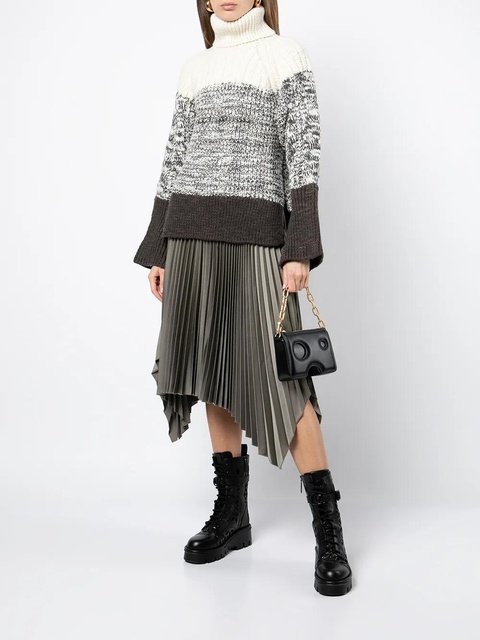 3.1 Phillip Lim ribbed-knit roll-neck jumper - Multicolour - zdjęcie produktu nr 2