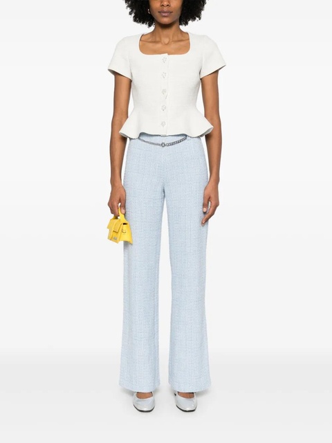 Maje tweed trousers - Blue - zdjęcie produktu nr 2
