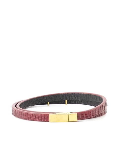 Saint Laurent double-wrap bracelet - Red - zdjęcie produktu nr 1