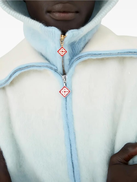 Casablanca zip cardigan - Blue - zdjęcie produktu nr 1