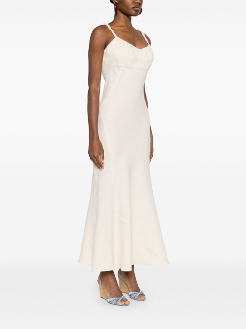 SANDRO strap-detail maxi dress - Neutrals - zdjęcie produktu nr 2