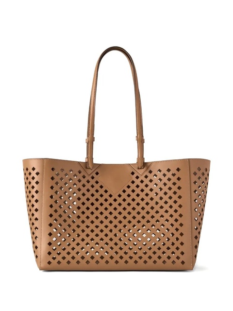 Mulberry perforated leather tote bag - Brown - zdjęcie produktu nr 2