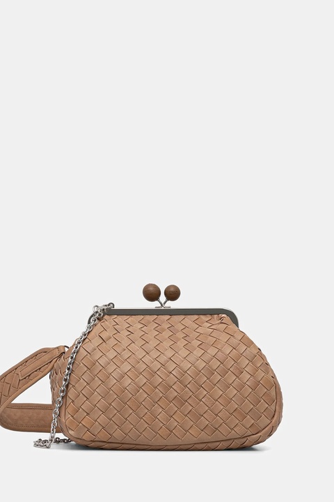 Weekend Max Mara torebka skórzana PANCIA kolor brązowy 2525516154600 - zdjęcie produktu nr 2