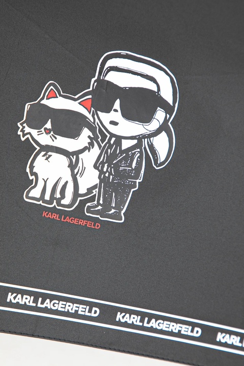 Karl Lagerfeld parasol kolor czarny A2W50021 - zdjęcie produktu nr 2
