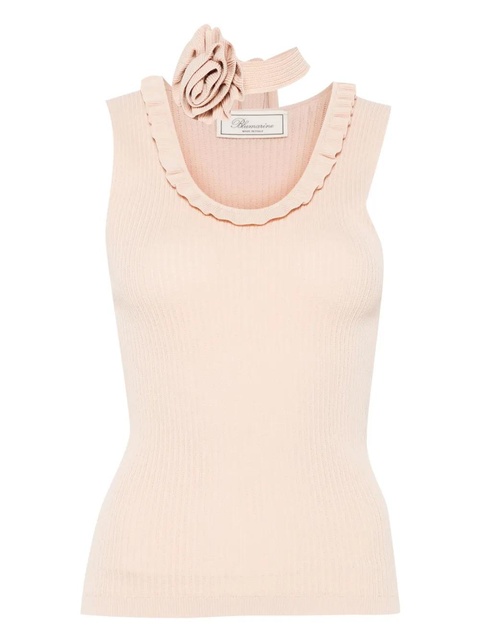 Blumarine ribbed top - Pink - zdjęcie produktu nr 1