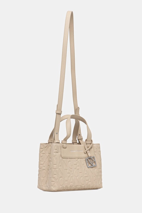 Armani Exchange torebka kolor beżowy XW001576 AF15774 - zdjęcie produktu nr 2