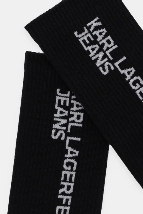 Karl Lagerfeld Jeans skarpetki 2-pack kolor czarny A1W47053 - zdjęcie produktu nr 2
