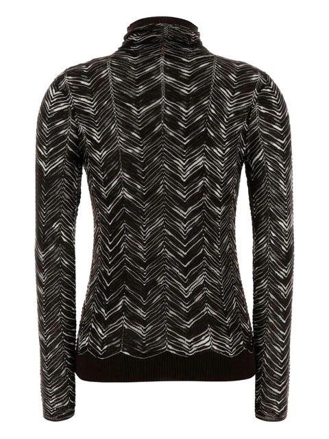 Missoni turtleneck sweater - Brown - zdjęcie produktu nr 2