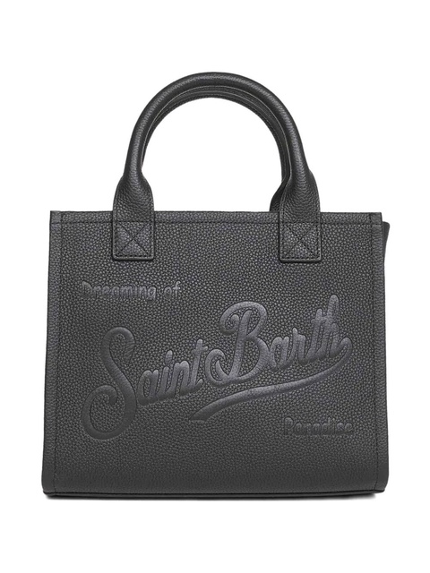 MC2 Saint Barth midi Vanity leather tote bag - Black - zdjęcie produktu nr 1