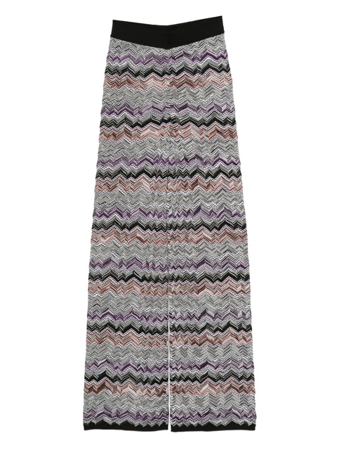Missoni zigzag-pattern trousers - Black - zdjęcie produktu nr 1