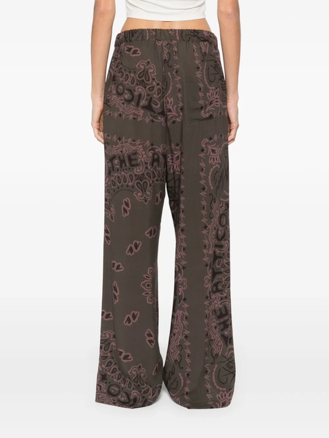 The Attico paisley-print trousers - Green - zdjęcie produktu nr 2