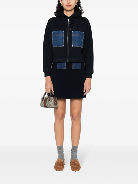 SANDRO zip-up hoodie - Blue - zdjęcie produktu nr 1