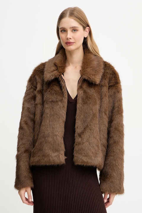 Bardot płaszcz kolor brązowy 59474JB3 - zdjęcie produktu nr 1