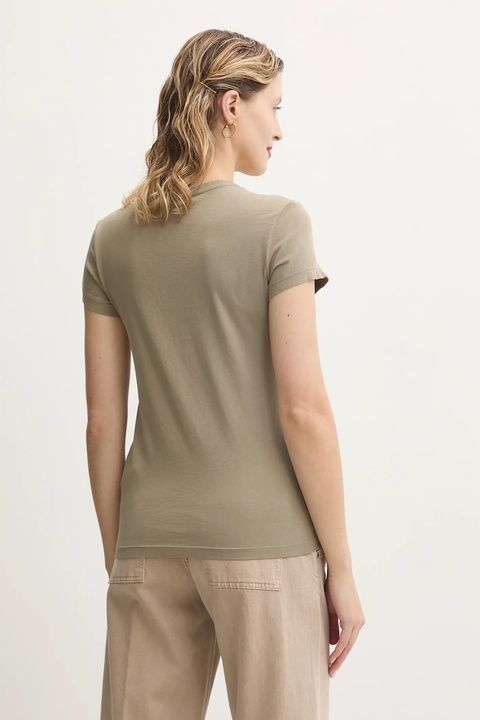 G-Star Raw t-shirt bawełniany damski kolor zielony D24533-4107 - zdjęcie produktu nr 2